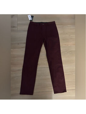 NEW Mens Plum Chino Khaki pants 32/31